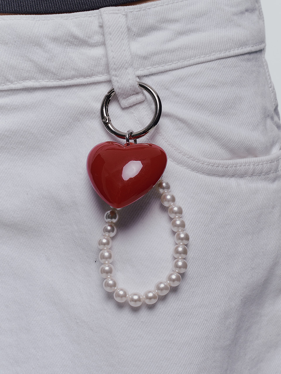 Red Heart Key Ring - DENU