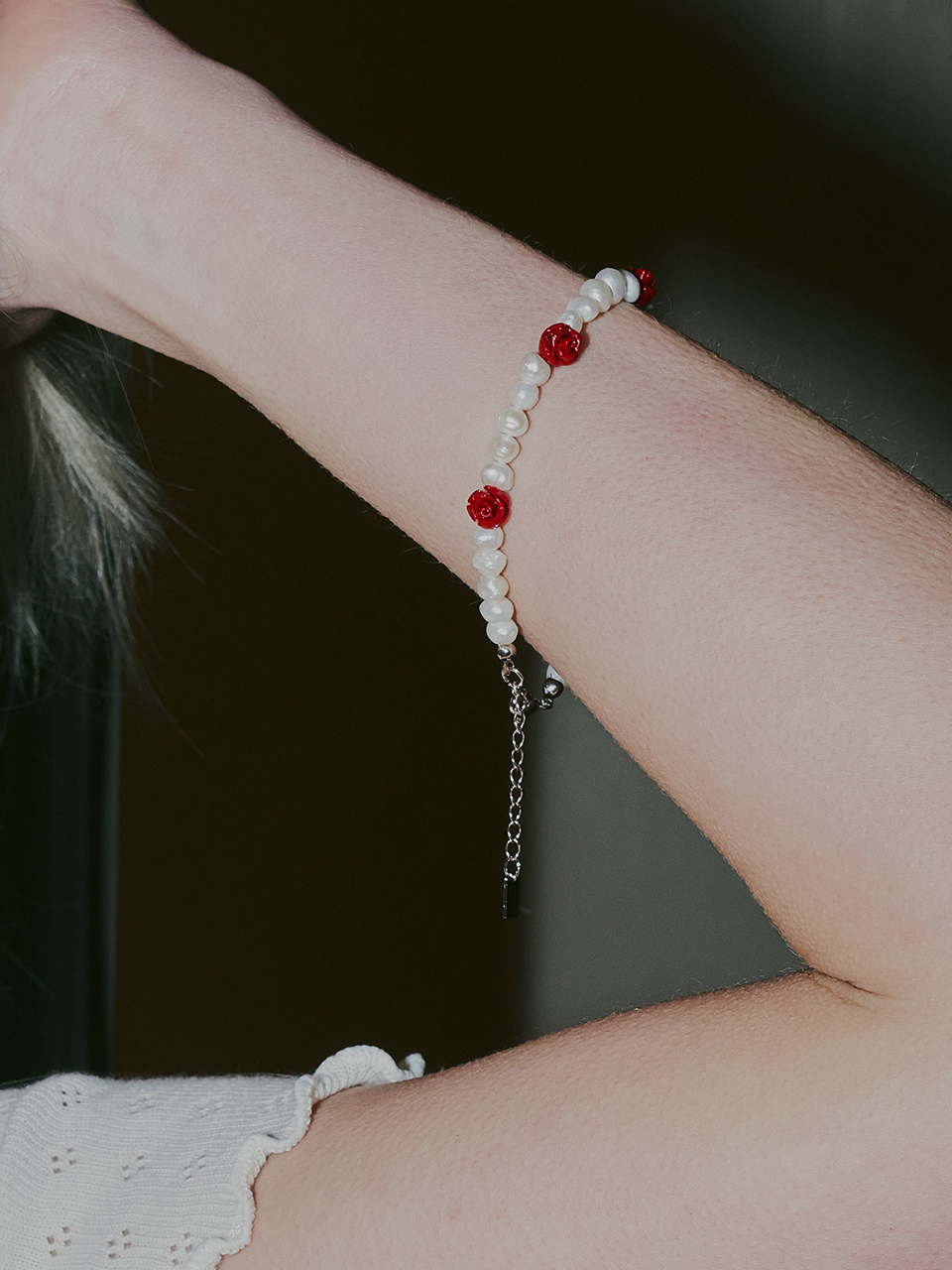 Mini Rose point pearl bracelet - DENU