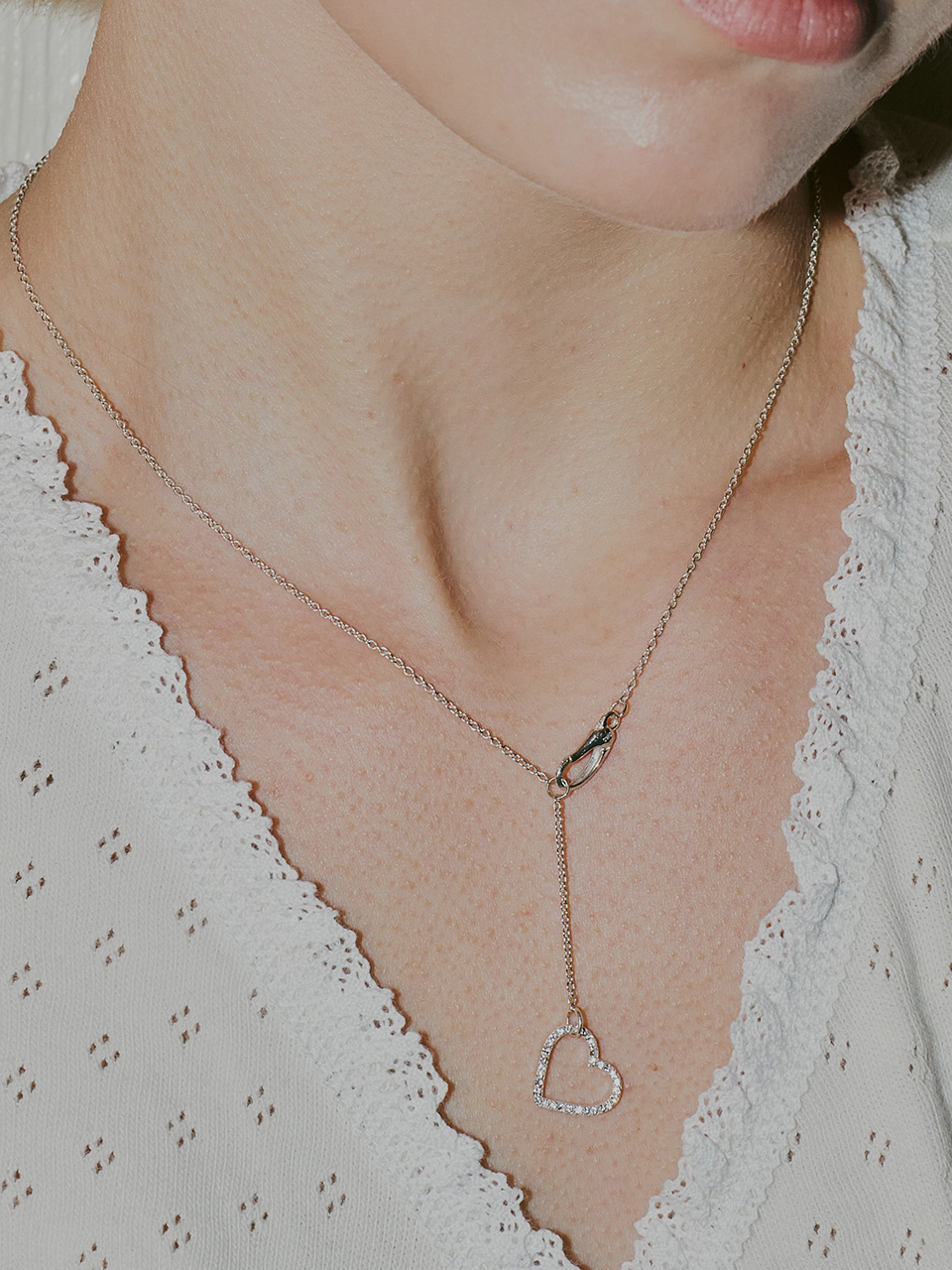 [sv925]Sweet heart necklace - DENU